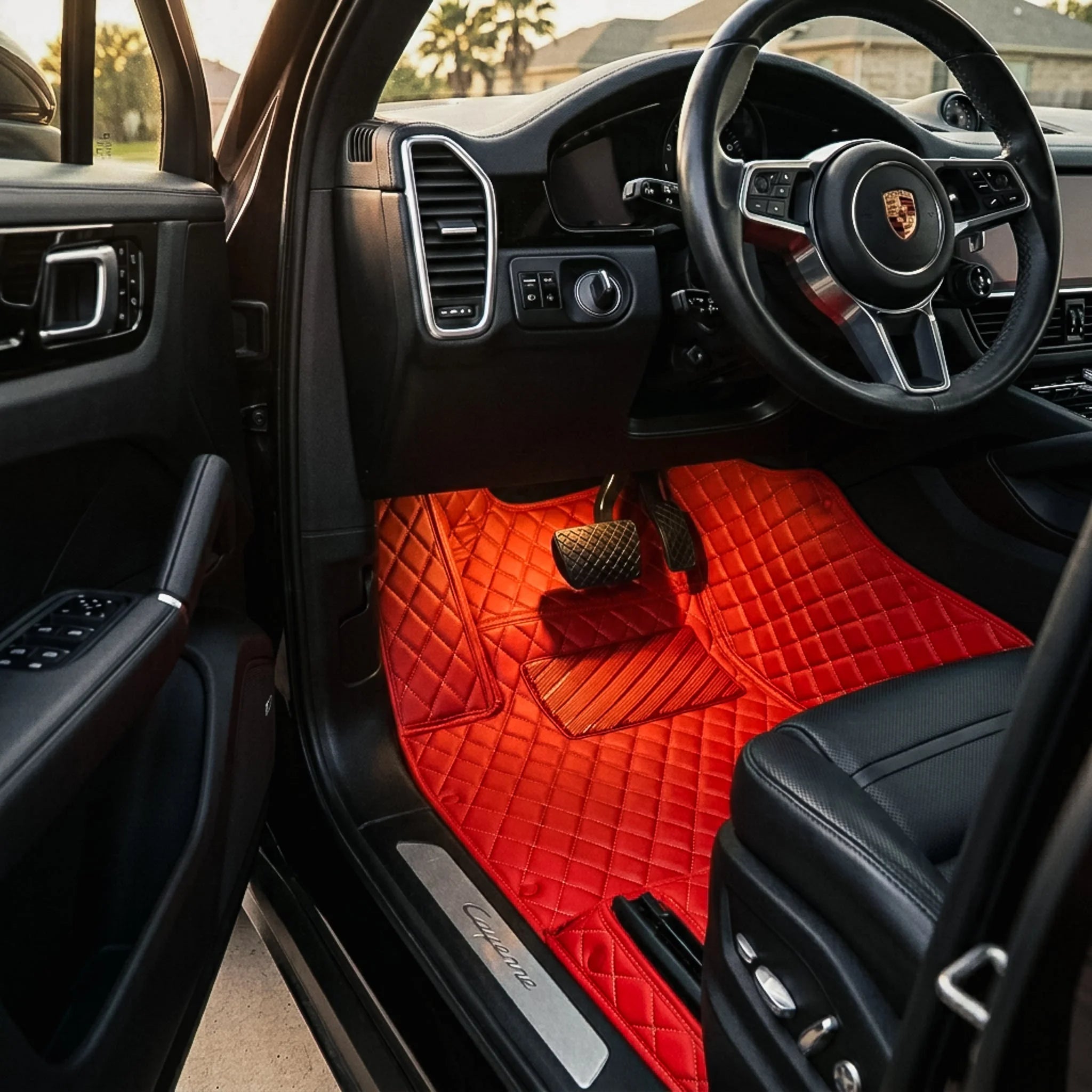 Custom Fit SUV Mat - Ferrari Red - Diamond
