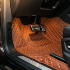 Custom Fit SUV Mats - Caramel Brown - Diamond