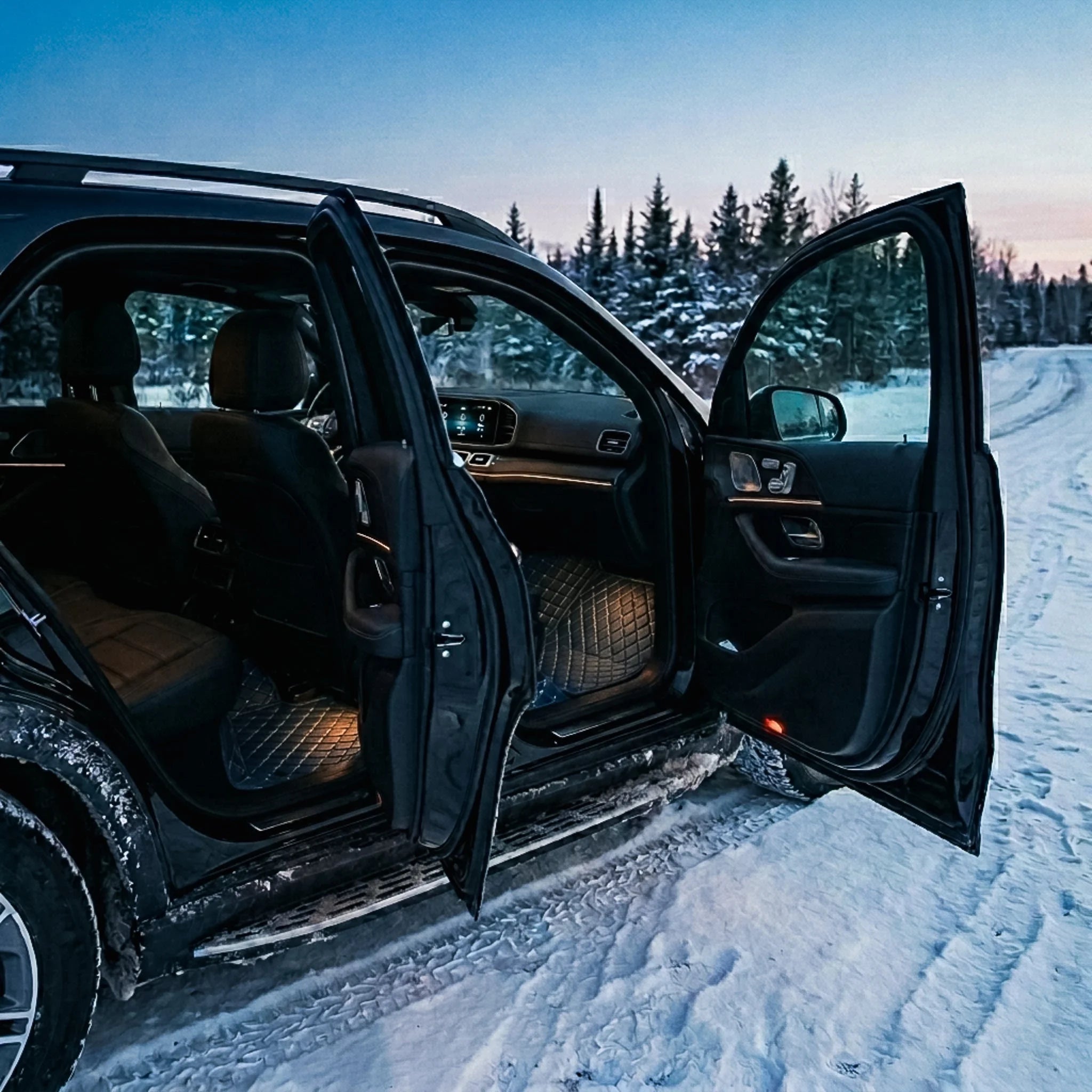Custom Fit SUV Mat  - Vintage Blue - Diamond