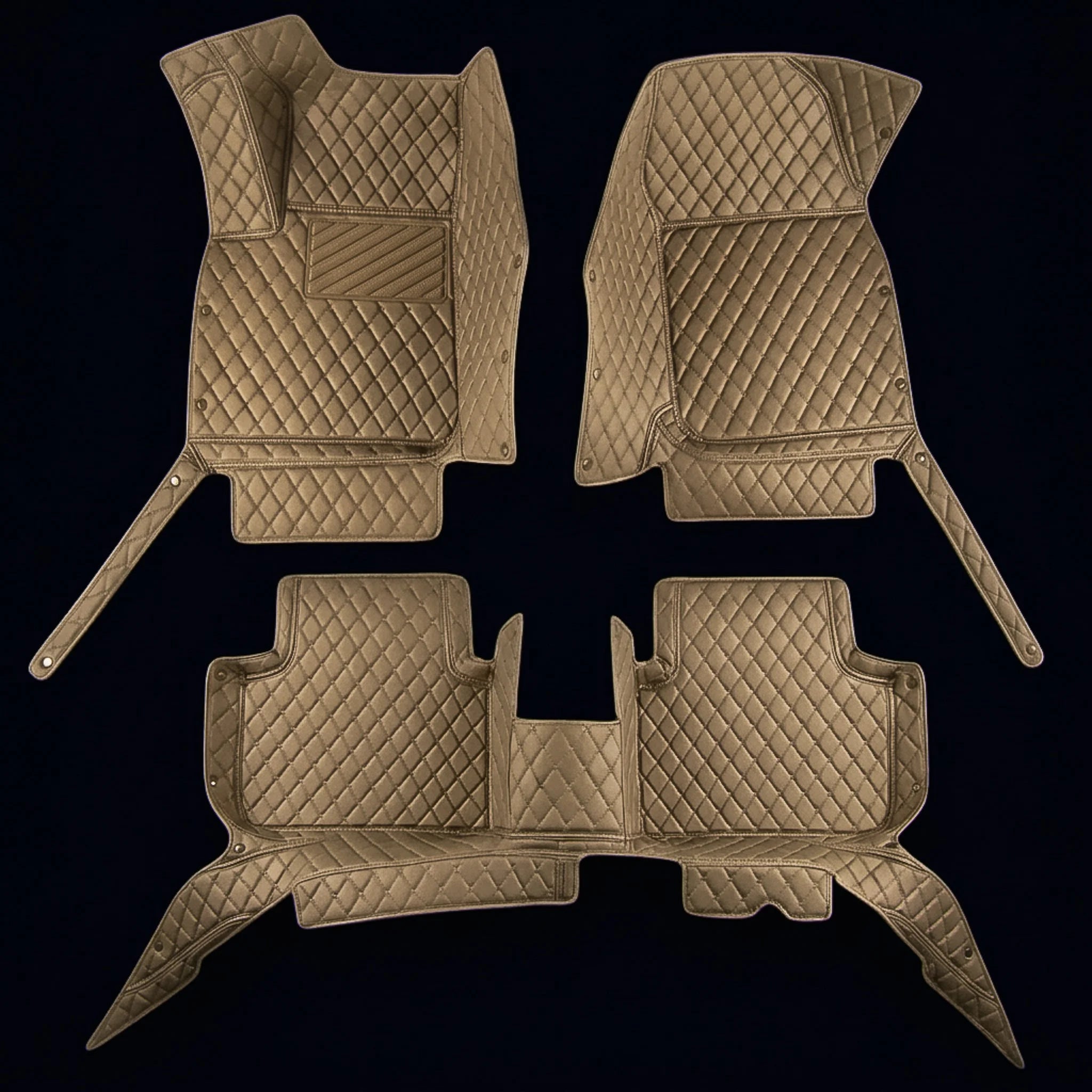 Custom Fit SUV Mat  - Cream Beige - Diamond