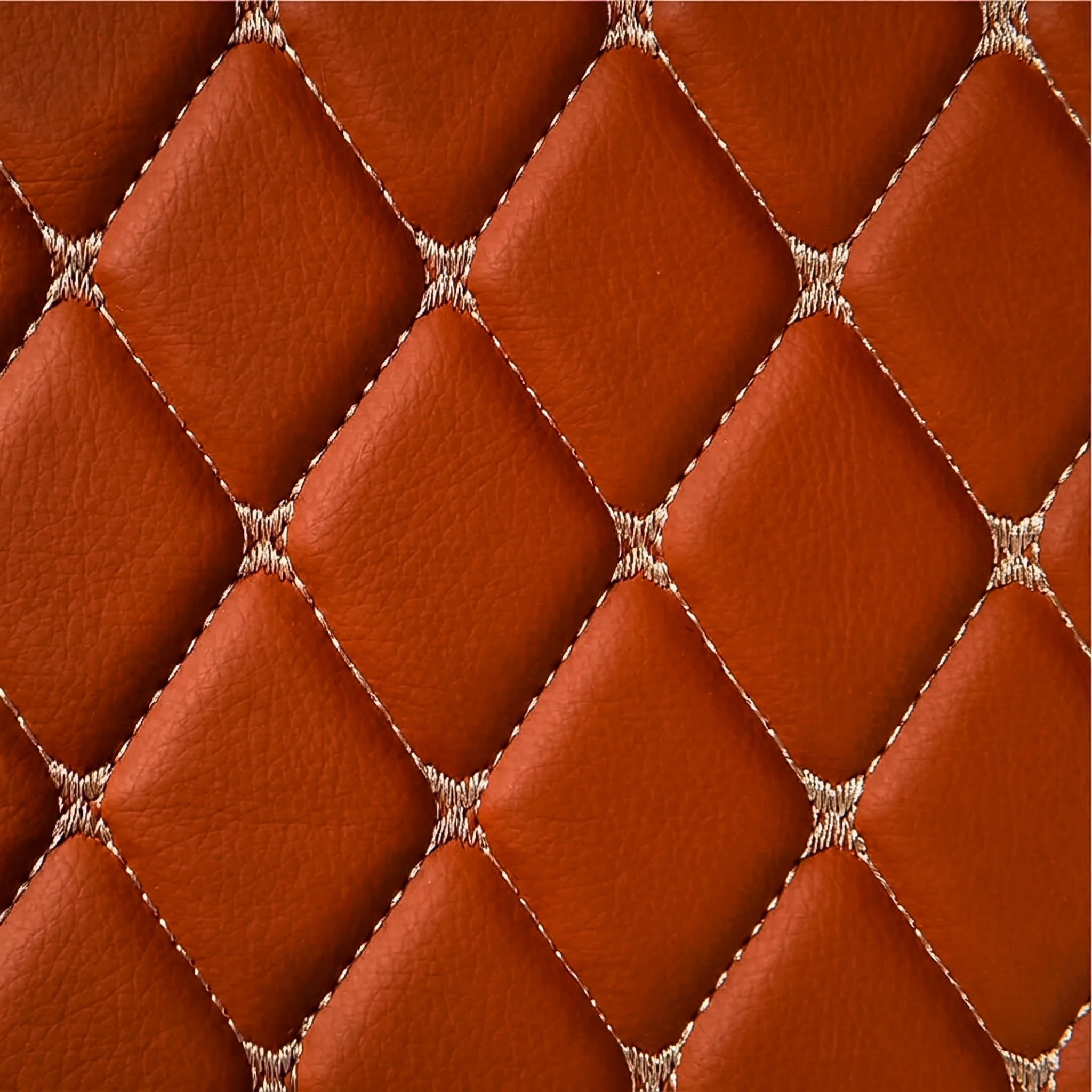 Custom Fit SUV Mats - Caramel Brown - Diamond