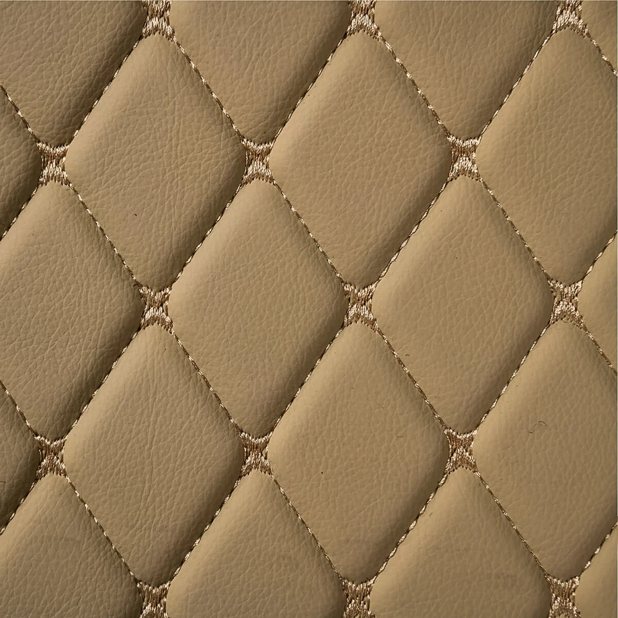 Custom Fit SUV Mat  - Cream Beige - Diamond